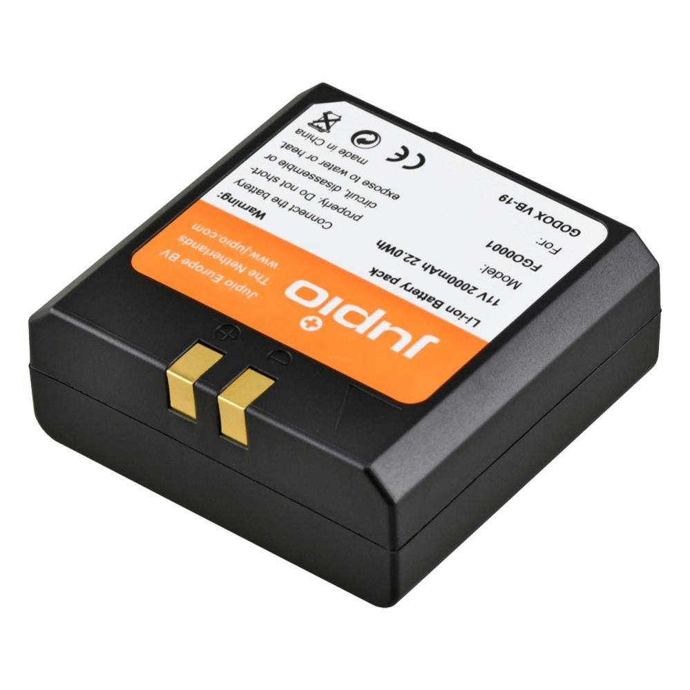  Jupio batteri 2000 mAh fr Godox V850/V860 VB18/VB19