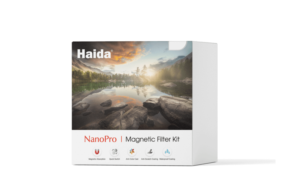  Haida NanoPro 82mm Magnetiskt Filterpaket ND1000 ND64 CPL UV 3x Step-Up