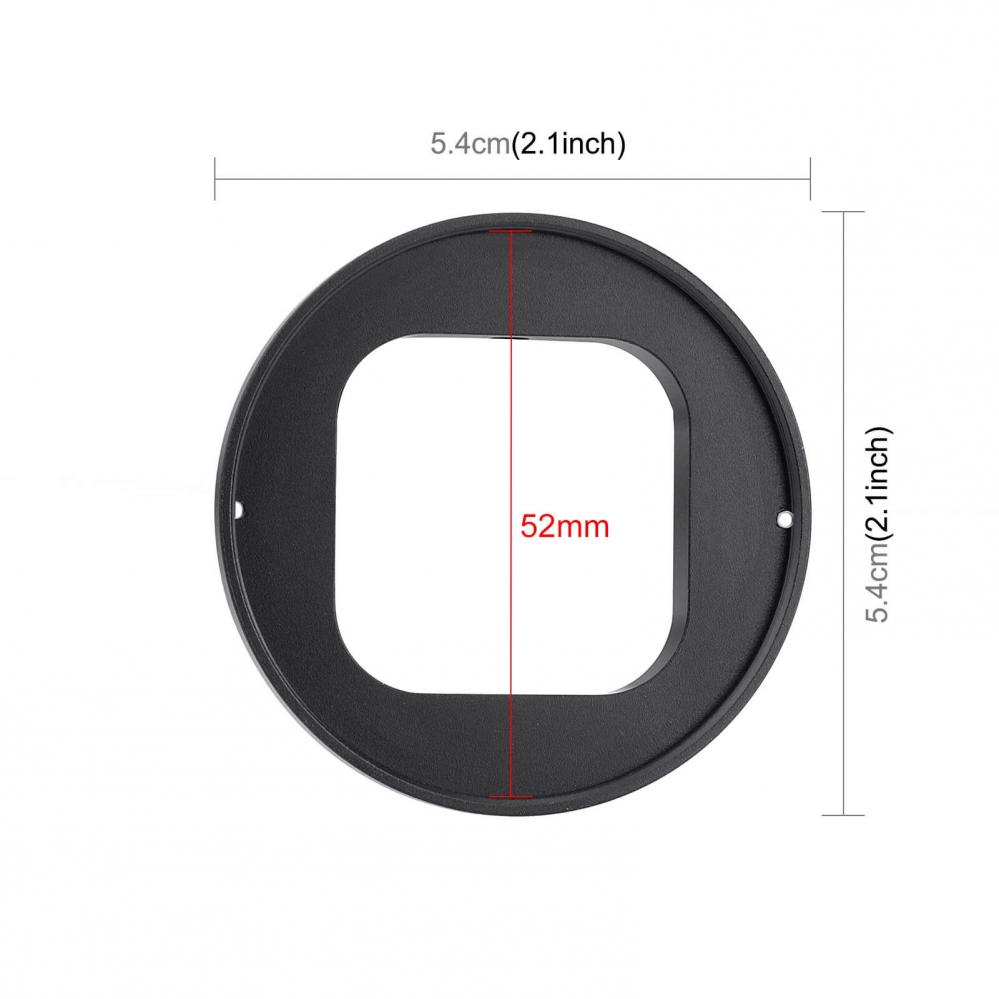  Puluz 52mm CPL & UV-filter med Adapter fr GoPro Hero12/11