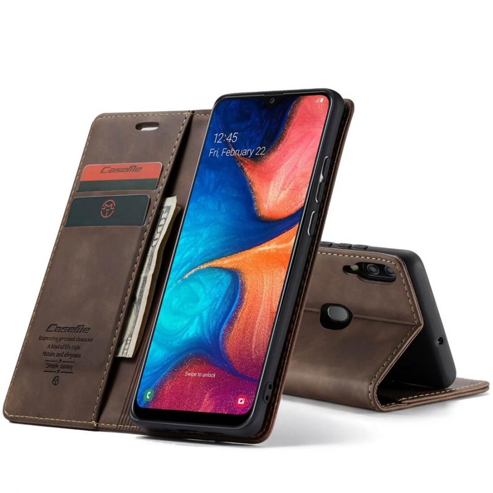  CaseMe Plnboksfodral med kortplats fr Galaxy A20/A30