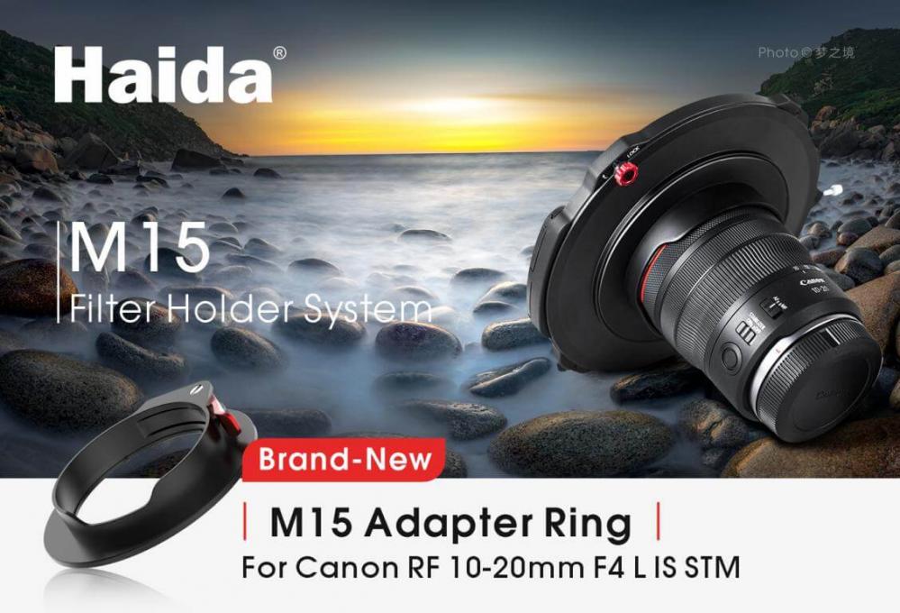  Haida M15 Adapterring fr Canon RF 10-20mm f/4 L IS STM objektiv