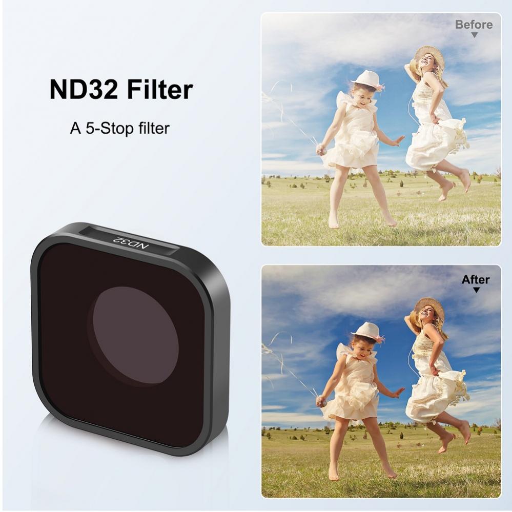  Puluz ND-filter fr GoPro Hero12 Black Hero11 Black Hero Mini