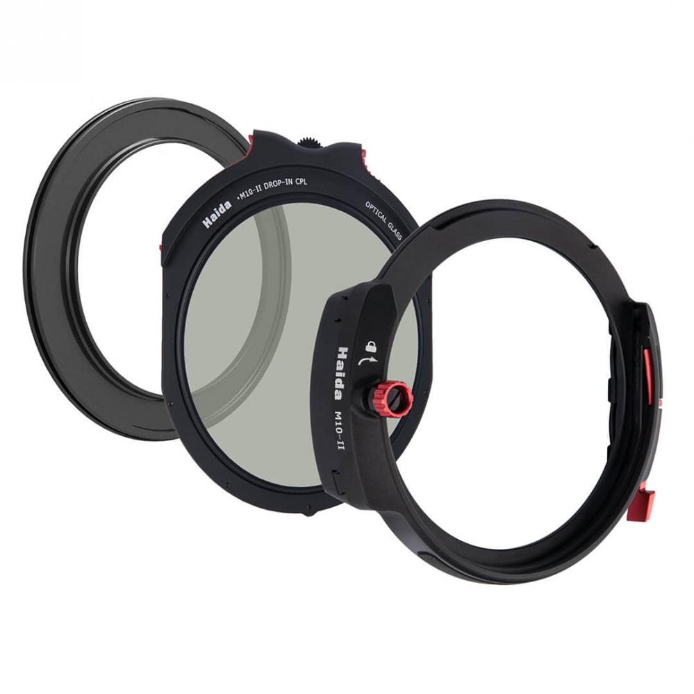  Haida M10-II Filterhllarekit med CPL Drop-In & adapterring fr 100mm filter