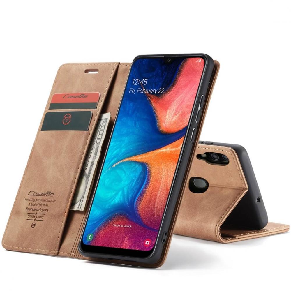  CaseMe Plnboksfodral med kortplats fr Galaxy A20/A30