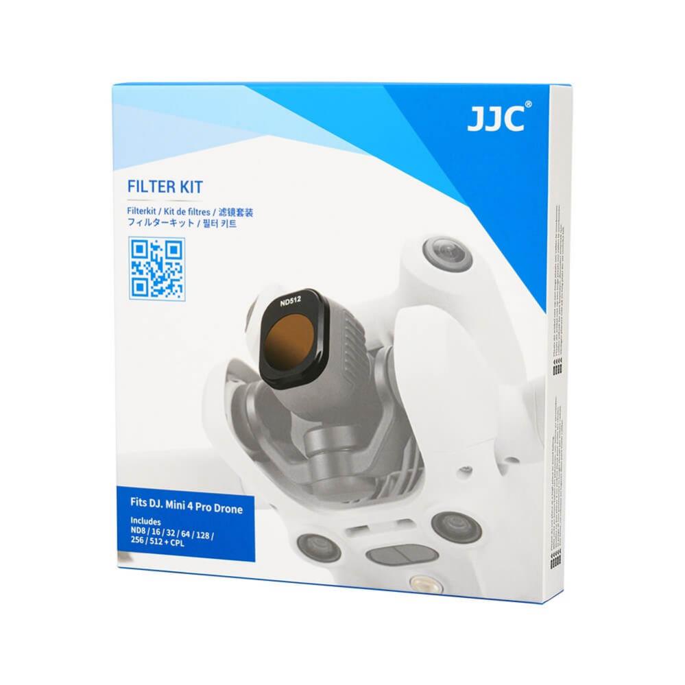  JJC Filterpaket ND8 ND16 ND32 ND64 ND128 ND256 ND512 CPL fr DJI Mini 4 Pro