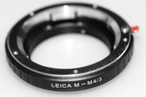  Kiwifotos Objektivadapter till Leica (M) för Micro 4/3 kamerahus