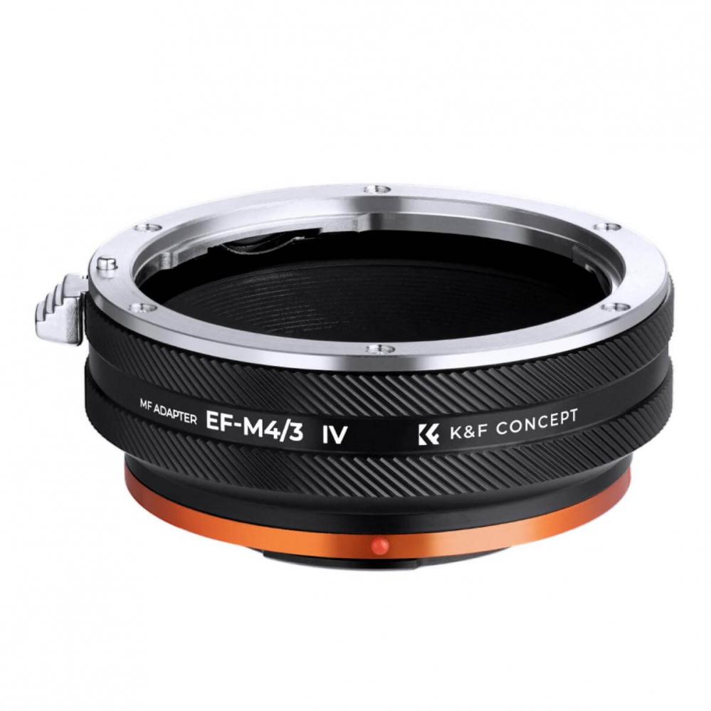  K&F Concept Objektivadapter IV Pro till Canon EF-objektiv fr Micro 4/3