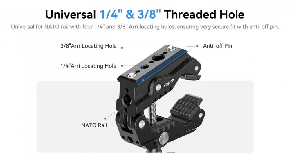  Ulanzi R011a Magisk arm med krabbklmma