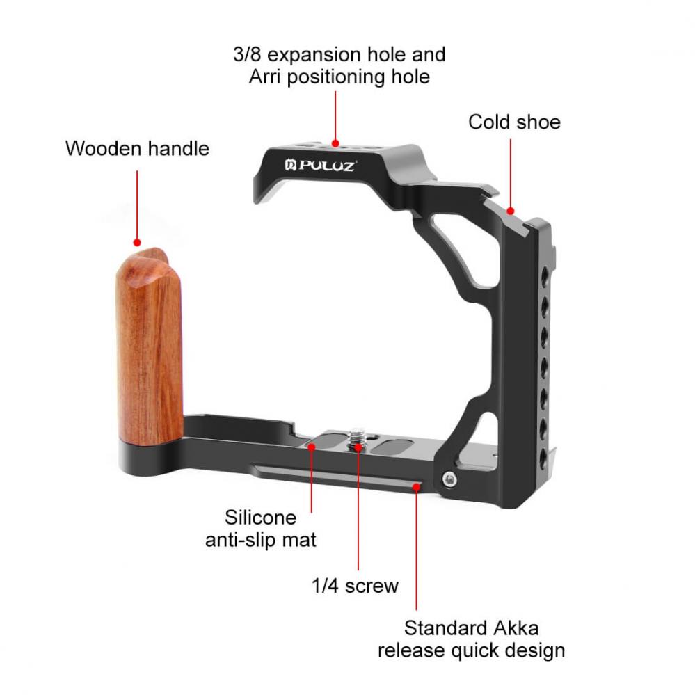  Puluz Kamerabur med trhandtag fr Nikon Z fc