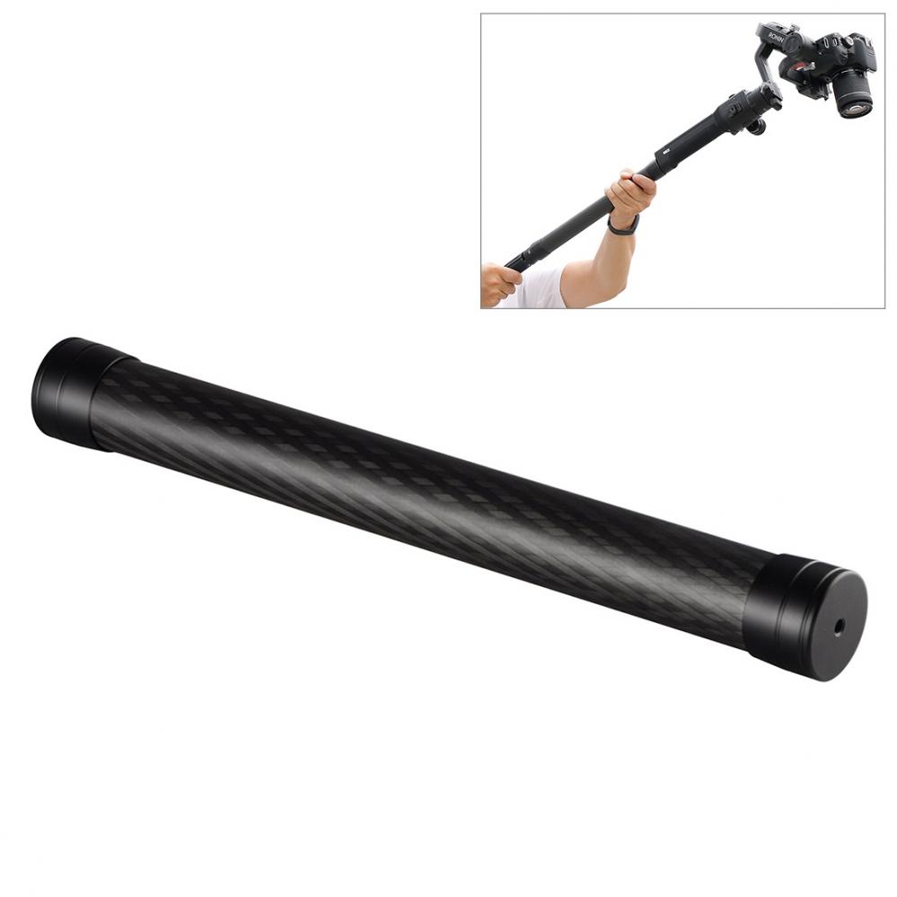  Puluz Stativfrlngare 35cm av kolfiber/alu fr Gimbal och stativ