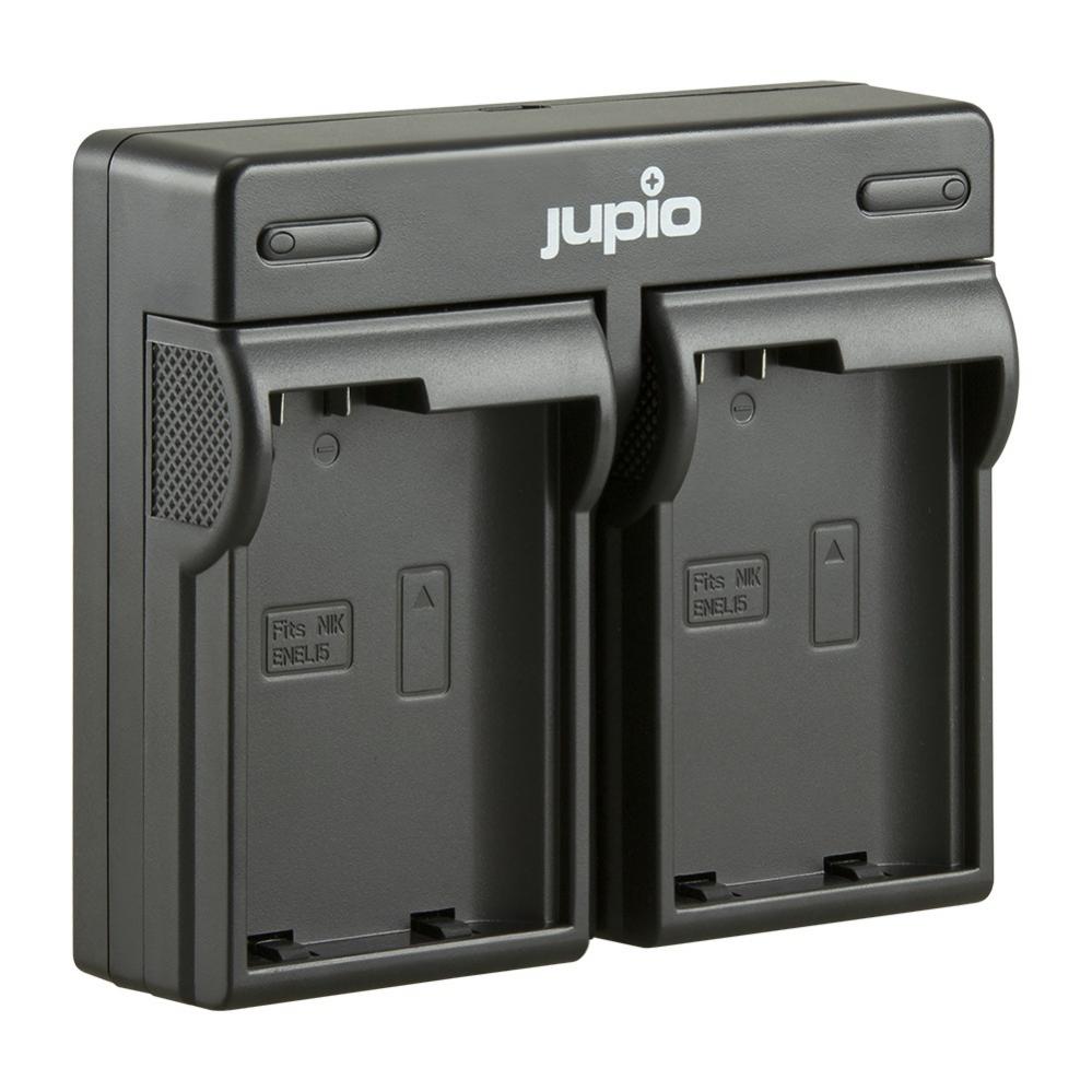  Jupio EN-EL15C 2100mAh 2x Batterier och USB-laddare fr Nikon EN-EL15C