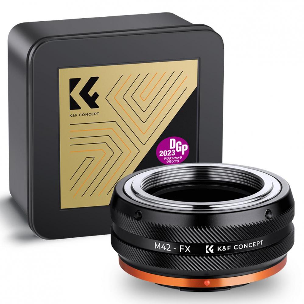  K&F Concept Objektivadapter IV Pro till M42-objektiv fr Fujifilm X