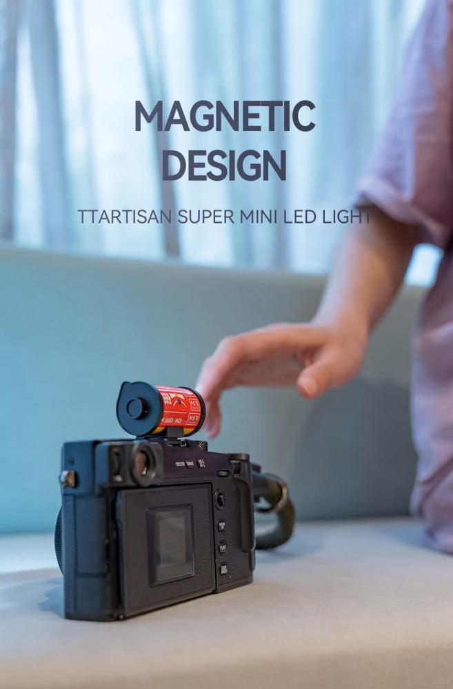  TTArtisan Mini Magnetisk LED-belysning  Retroinspirerad i form som en Filmrulle