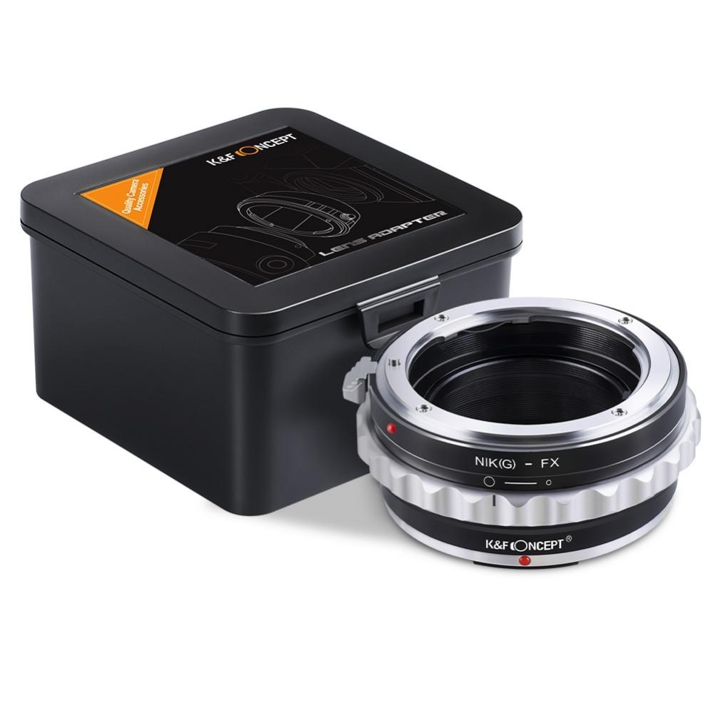 K&F Concept Objektivadapter till Nikon G objektiv fr Fujifilm X kamerahus