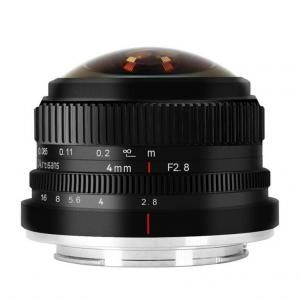  7Artisans 4mm f/2.8 Fisheye-objektiv APS-C för Sony E
