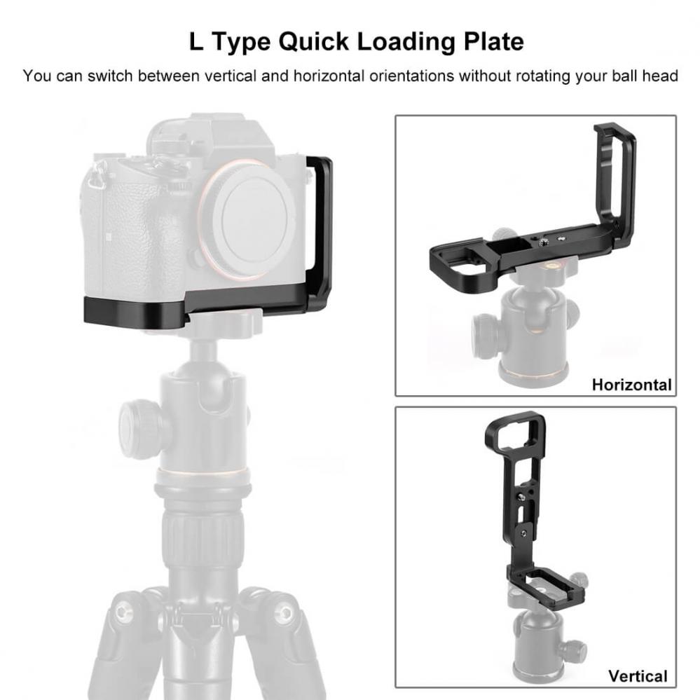  Puluz L-Bracket fr Sony A9, Sony A7R III