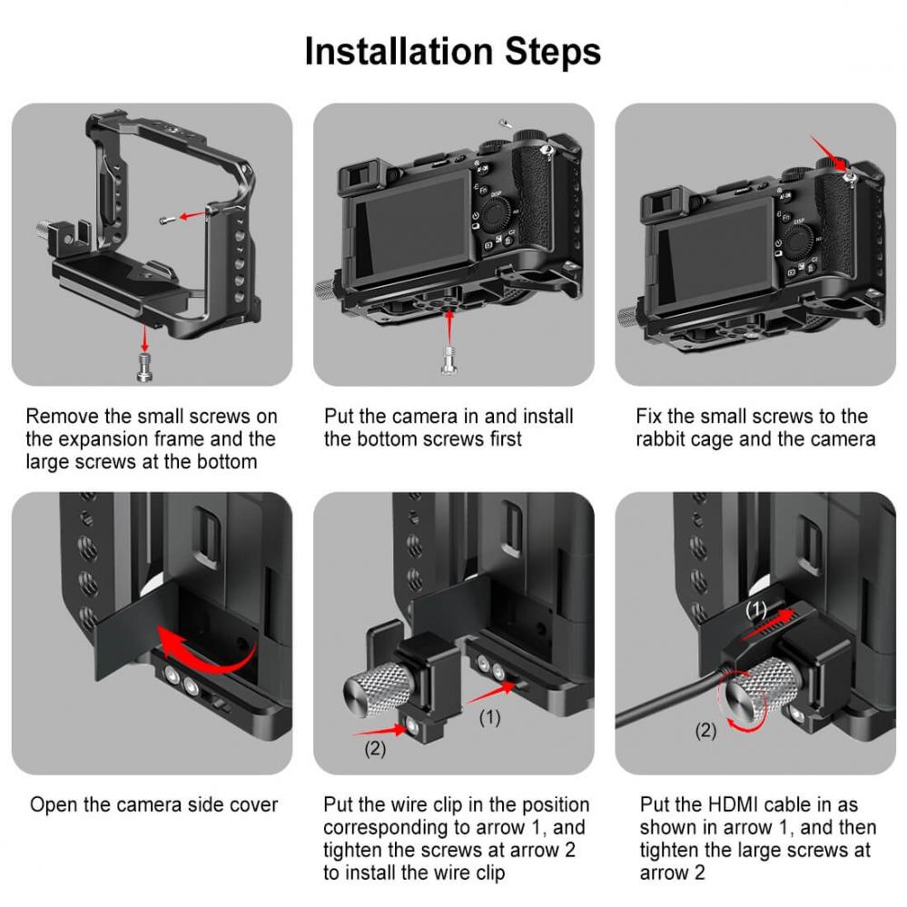  Puluz Kamerabur fr Sony A7C II / A7CR