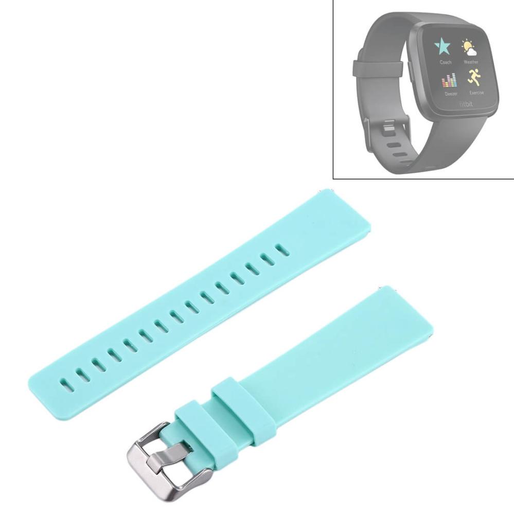  Silikonarmband Turkos Fitbit Versa/ Versa 2 145-205mm