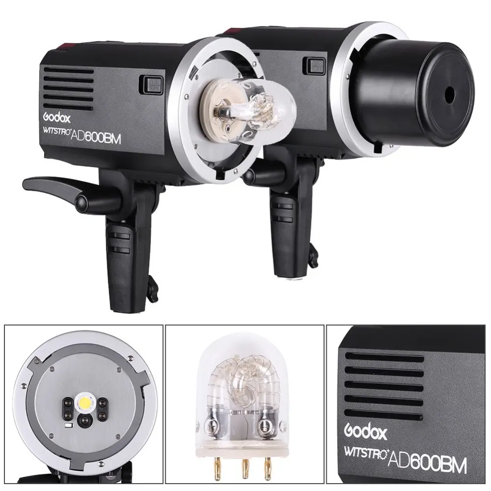 Godox Witstro AD600BM Studioblixt-kit med fäste för Bowens