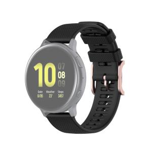  Silikonarmband Svart för Smartwatch 20mm Universal modell