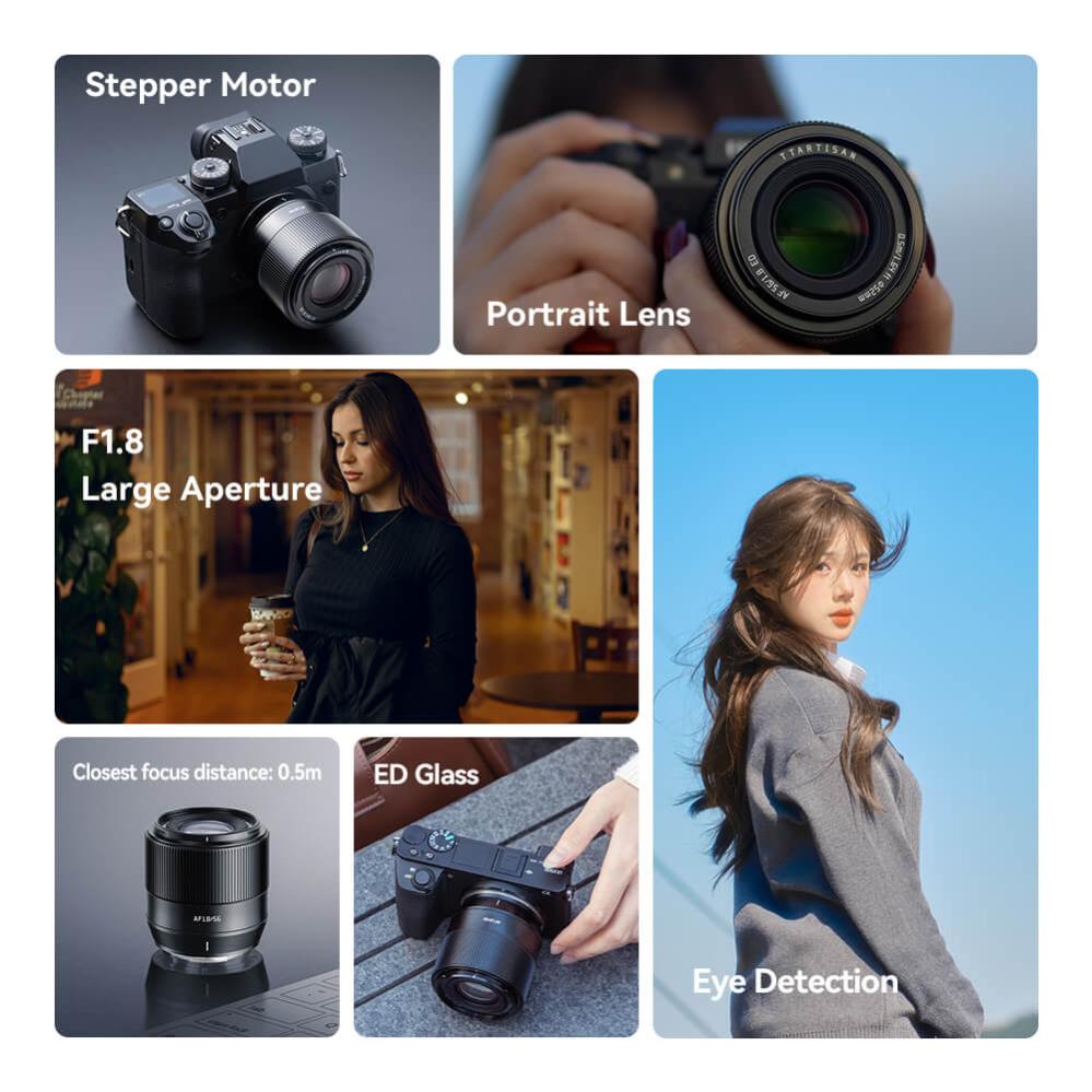  TTArtisan AF 56mm f/1.8 objektiv APS-C för Nikon Z