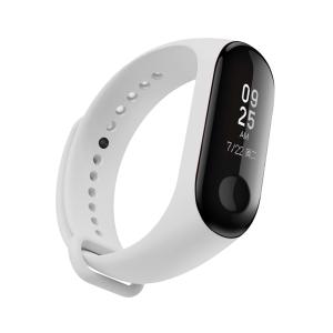  Armband för Xiaomi Mi Band 3 Vit silikon