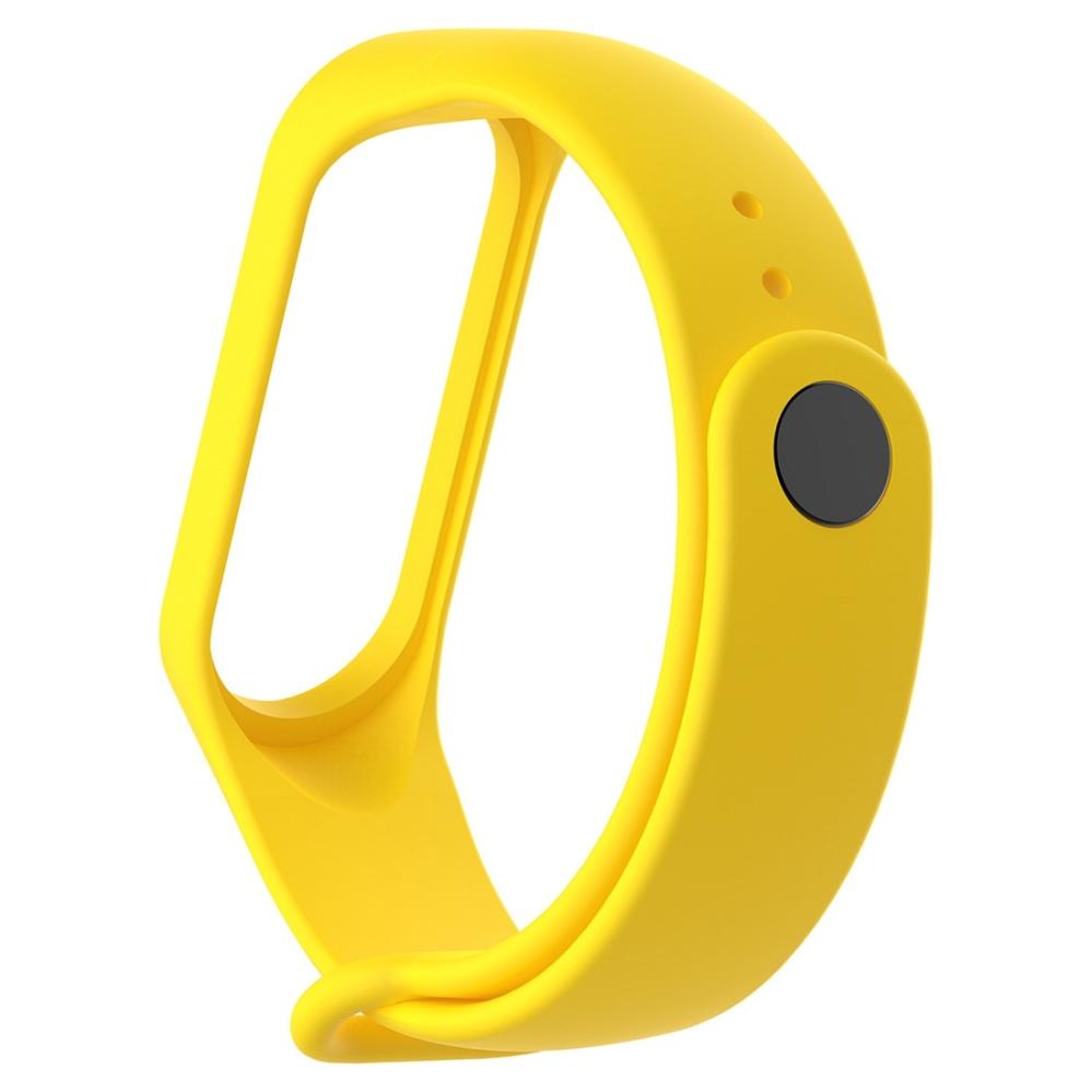  Armband för Xiaomi Mi Band 3 Gul silikon