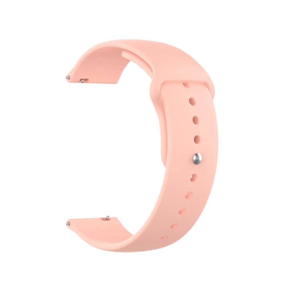  Silikonarmband Rosa för 18mm Watch med stiftspänne 130-192mm