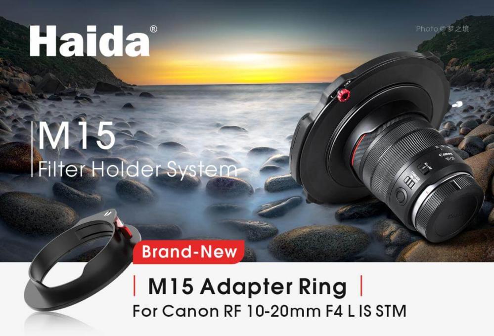  Haida M15 Adapterring för Canon RF 10-20mm f/4 L IS STM objektiv