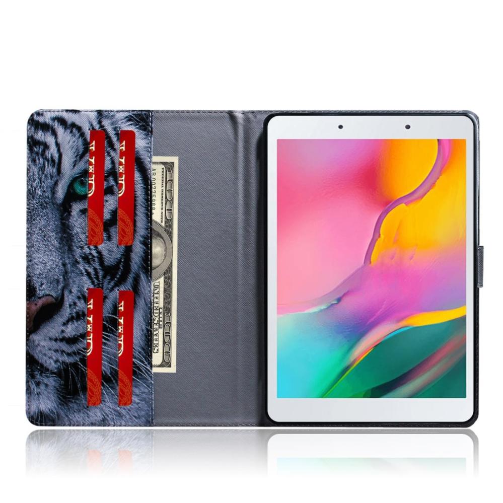  Fodral för Galaxy Tab A 8.0 (2019) T290/T295 med tiger