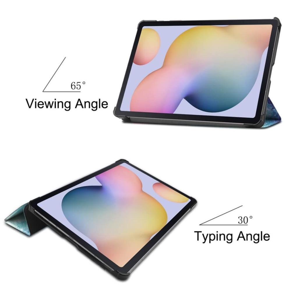  Fodral för Galaxy Tab S7/Tab S8 Rymdmönster