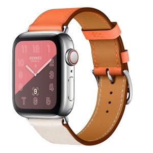  Armband för Apple Watch 38/40/41mm PU-läder Tvåfärgad