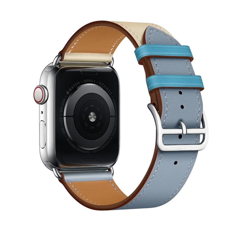  Armband för Apple Watch 38/40/41mm PU-läder Tvåfärgad