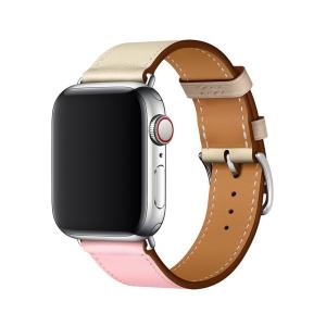  Armband för Apple Watch 42/44/45mm konstläder Tvåfärgad