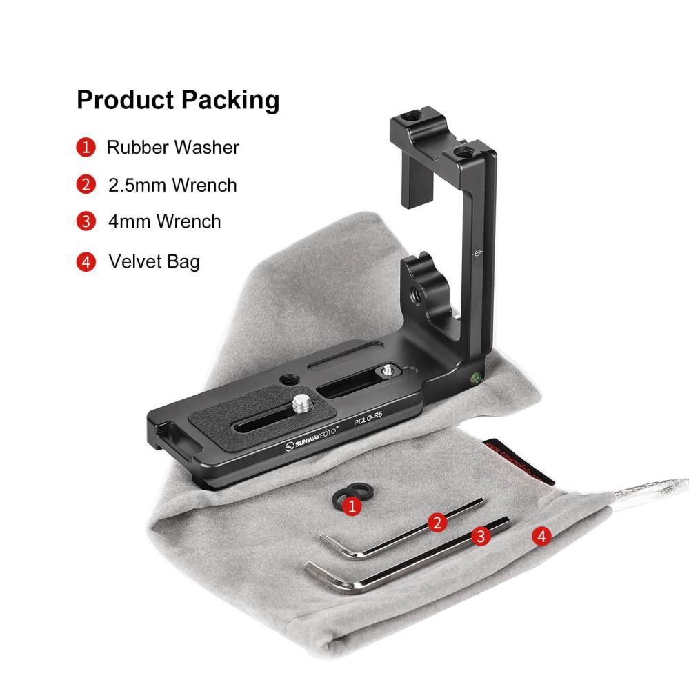  Sunwayfoto L-Bracket för Canon EOS R5/R6