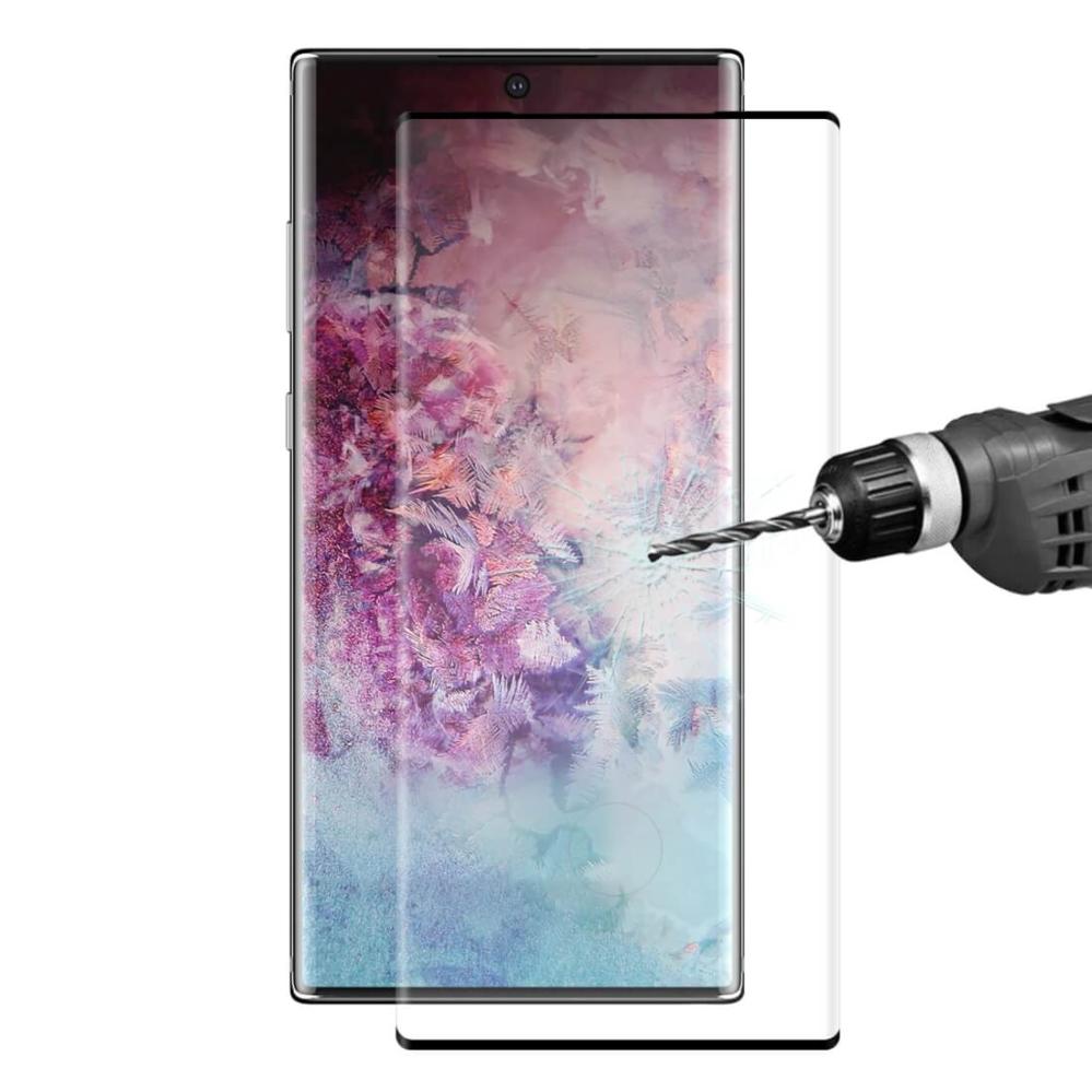  Skärmskydd med svart ram för Samsung Galaxy Note 10 av härdat glas