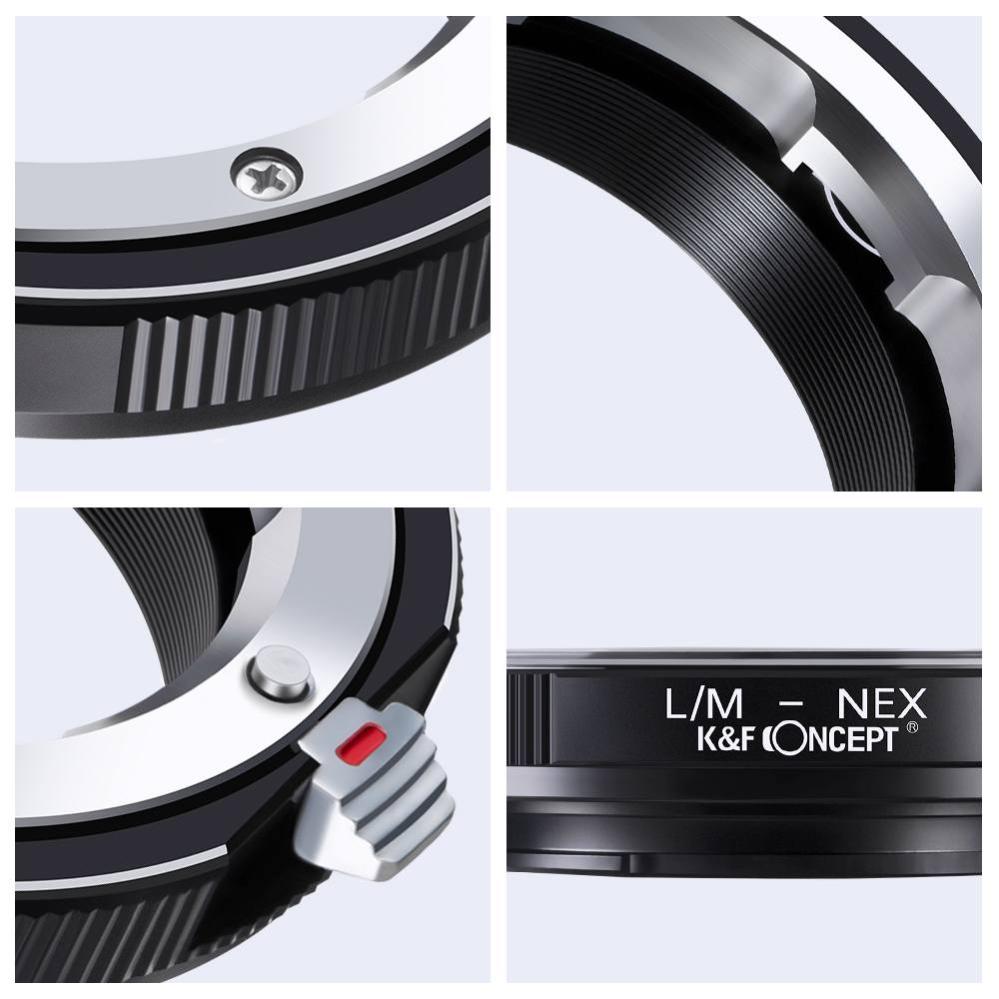  K&F Concept Objektivadapter till Leica M objektiv för Sony E kamerahus