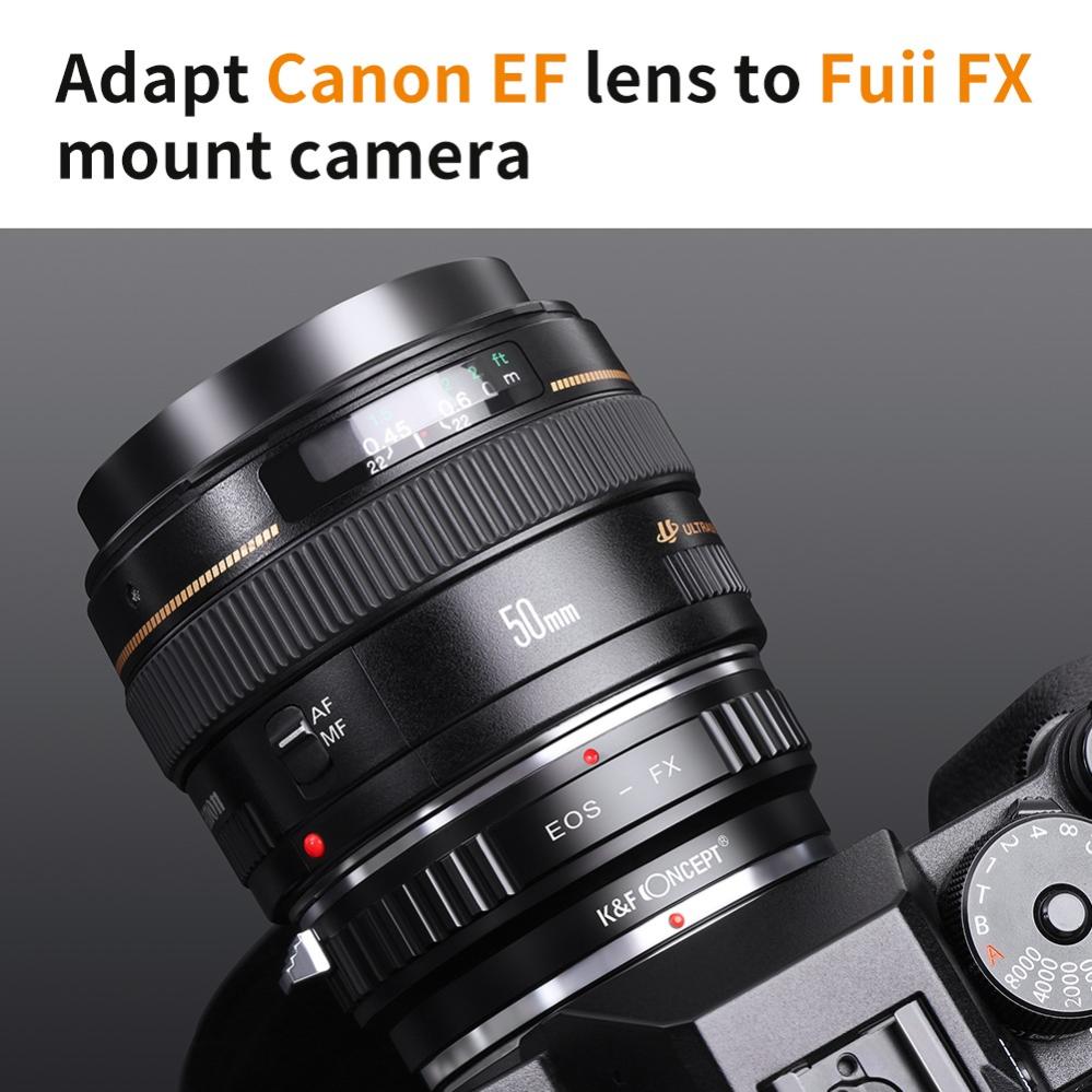  K&F Objektivadapter till Canon EF/EF-S objektiv för Sony E kamerahus