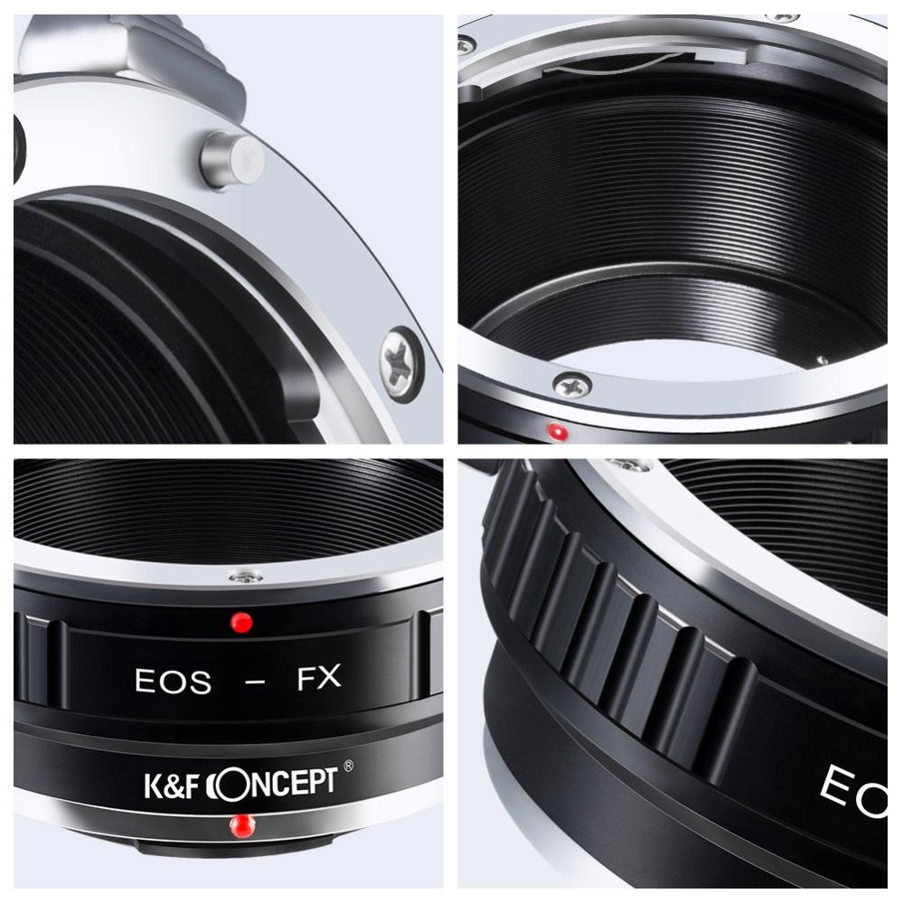  K&F Concept Objektivadapter till Canon EF/EF-S objektiv för Fujifilm X kamerahus