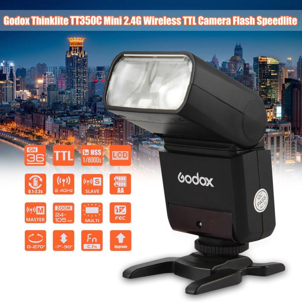  Godox TT350C Mini Thinklite TTL Speedlight