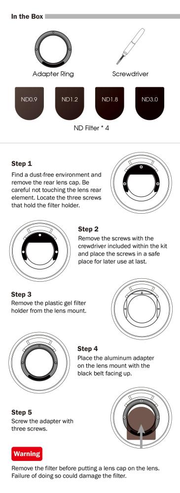  Haida ND-filter Kit för Canon EF Objektiv