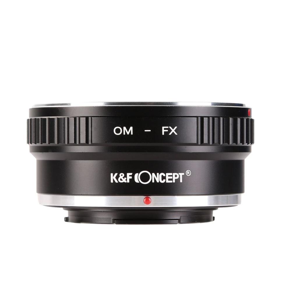  K&F Objektivadapter till Olympus OM Zuiko objektiv för Fujifilm X kamerahus