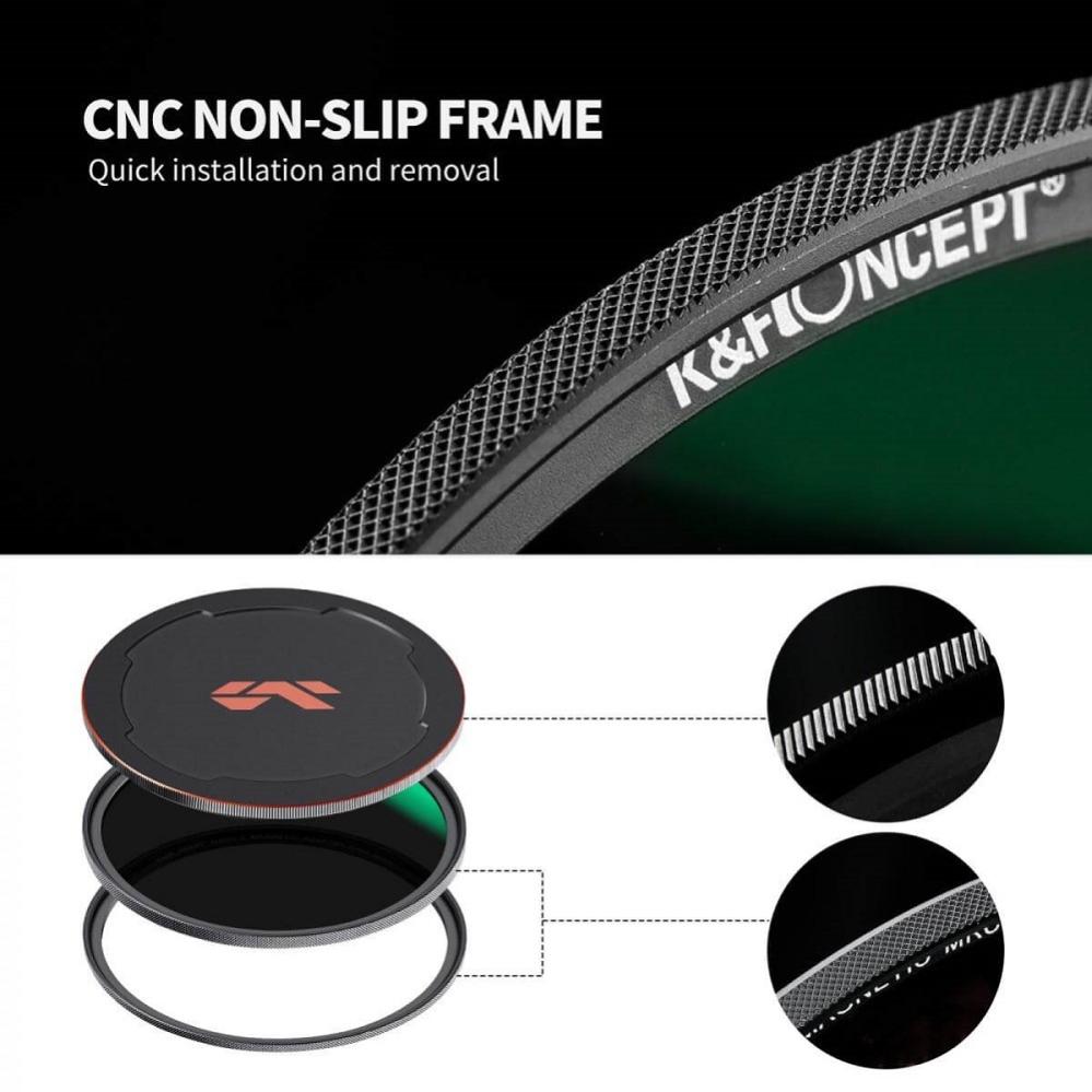  K&F Concept Magnetiskt ND-filter ND64 med adapterring & magnetlock