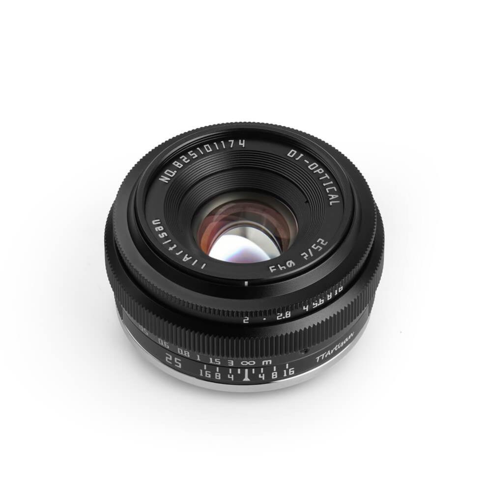  TTArtisan 25mm f/2.0 objektiv APS-C för Micro 4/3