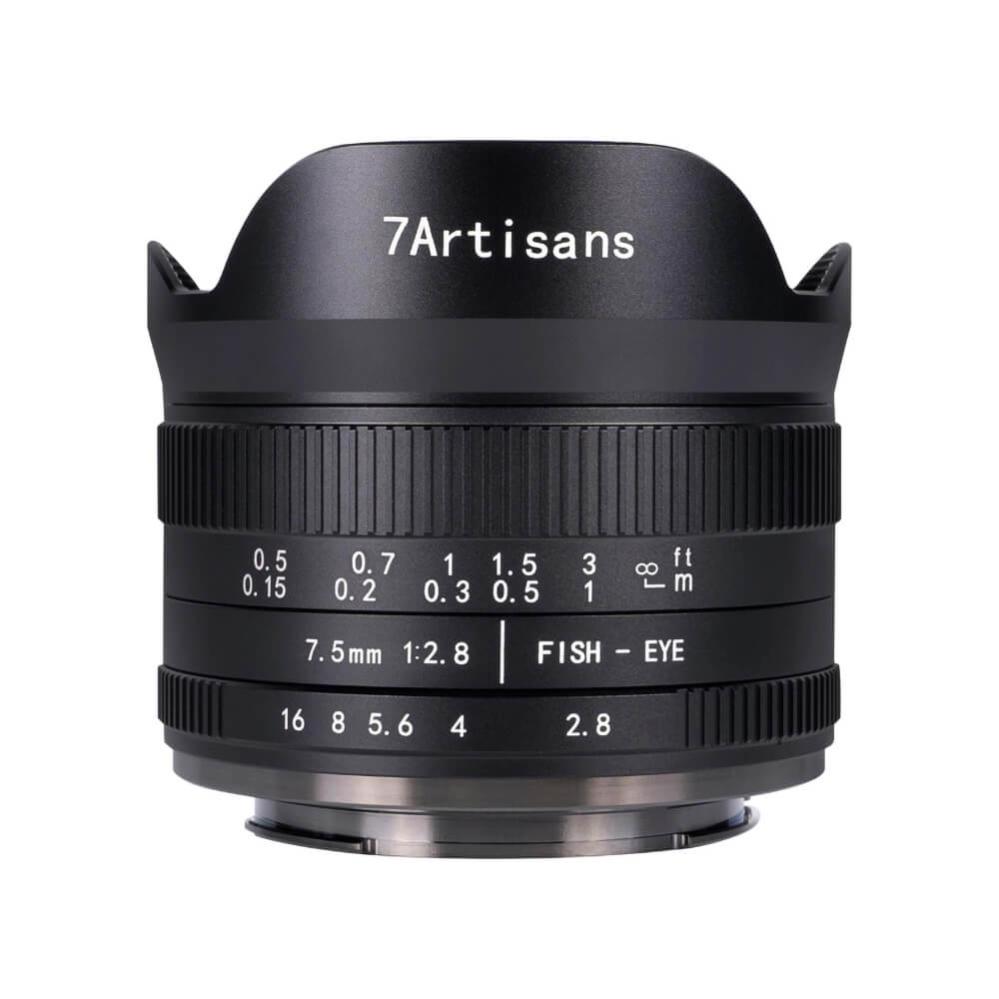  7Artisans 7.5mm f/2.8 II Fisheye-objektiv APS-C för Sony E