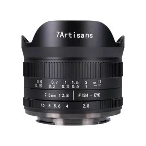  7Artisans 7.5mm f/2.8 II Fisheye-objektiv för Nikon Z