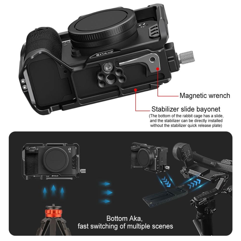  Puluz Kamerabur för Sony A7C II / A7CR