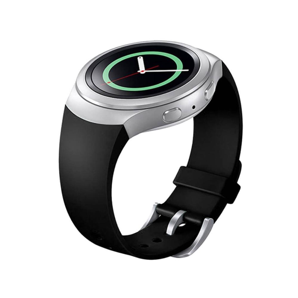  Silikonarmband Svart för Samsung Gear S2/S2 Sport