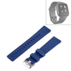  Silikonarmband Blå för Fitbit Versa/ Versa 2 145-205mm