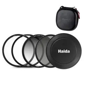  Haida NanoPro 77mm Magnetiskt Filterpaket GND8 CPL UV & filterväska